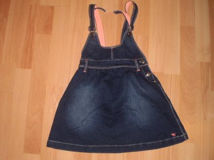 Esprit riflová suknička na traky, esprit,110