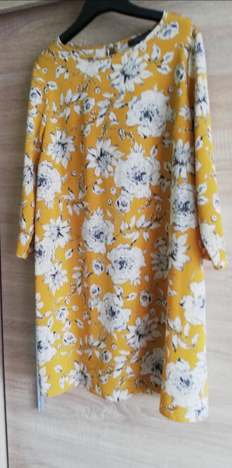 Žlté kvetinové letné šaty xxl 44, primark,xxl