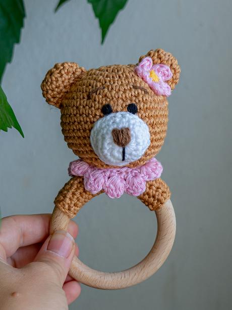 Háčkované hrkálky - rôzne zvieratká, 