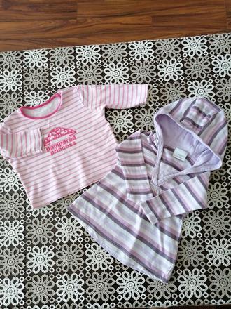 Dievčenské tričká 62-68 (3-6m) 2ks, next,62