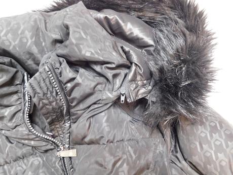 Kvalitna zimna perova predlzena bunda/kabat, 38