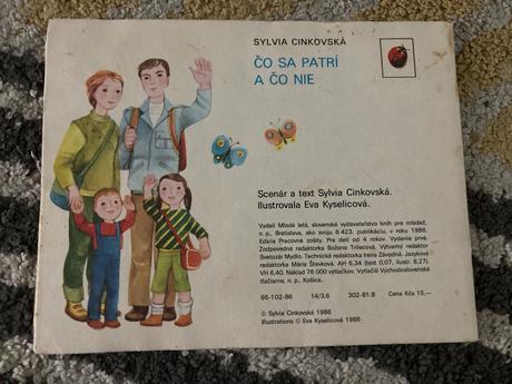 Čo sa patrí a čo nie-prvé vyd.1986, 