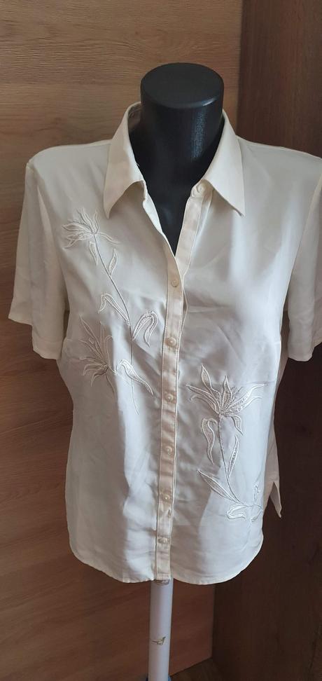 Krémová blúzka, marks & spencer,40