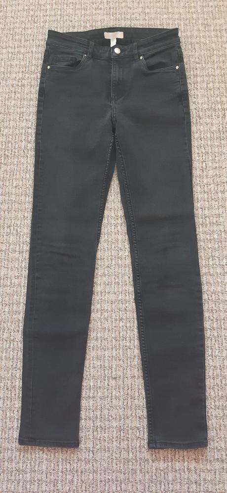 Čierne rifle, h&m,36
