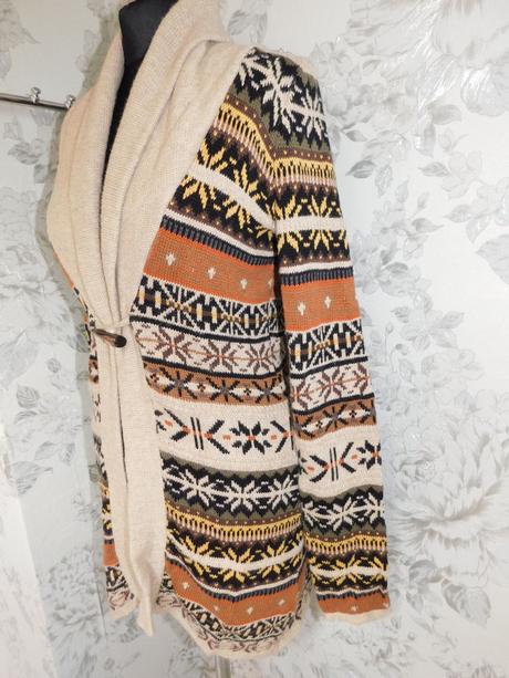 Pekny pleteny kardigan, h&m,36