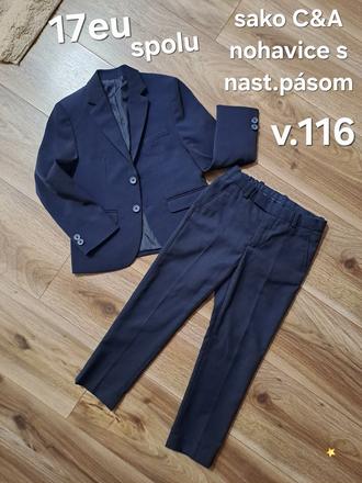 Sako a nohavice, c&a,116