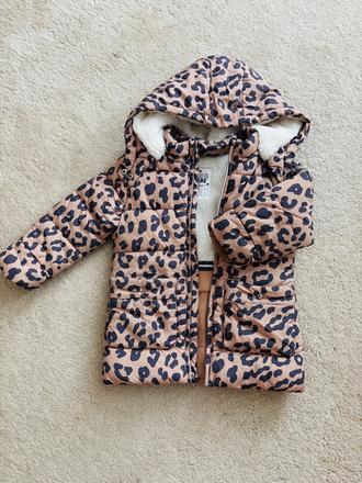 Teplá zimná bunda, veľkosť 110 (4-5r), f&f,110