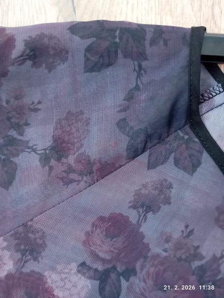 Priehľadná kvetinová tunika (už s poštovným), orsay,m