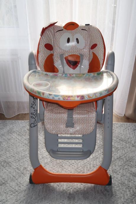 Detská polohovateľná jedálenská stolička chicco, chicco