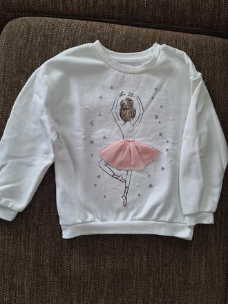 Mikina s baletkou, primark,122