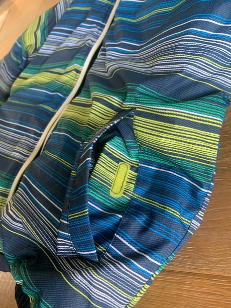 Lyžiarska bunda, obojstranná modro-farebná, wedze,152