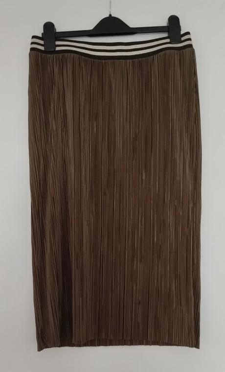 Khaki midi sukňa, m