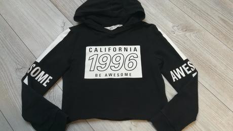 Crop mikina, h&m,134