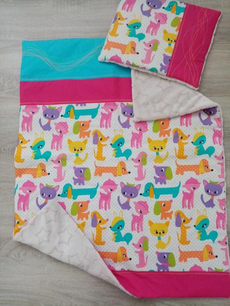 Jemne zateplena deka do postielky, 