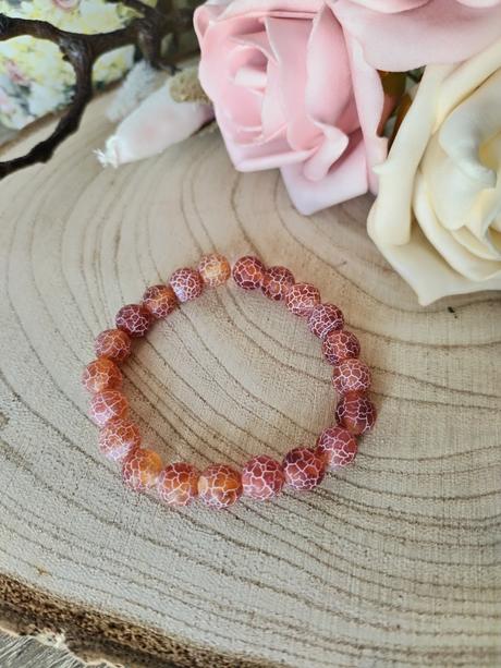 Minerálny náramok - achát,