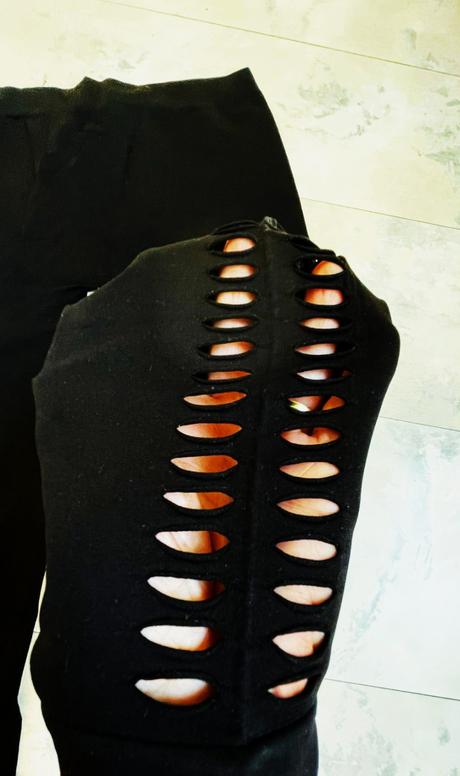 Bezšvové dierkované legíny, clockhouse,m