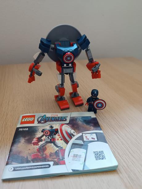 Lego marvel 76168  mech captain america, 