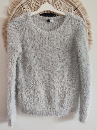 Huňatý svetrík, h&m,s