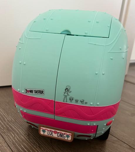 Lol surprise 2 in 1 glamper fashion camper karavan, 