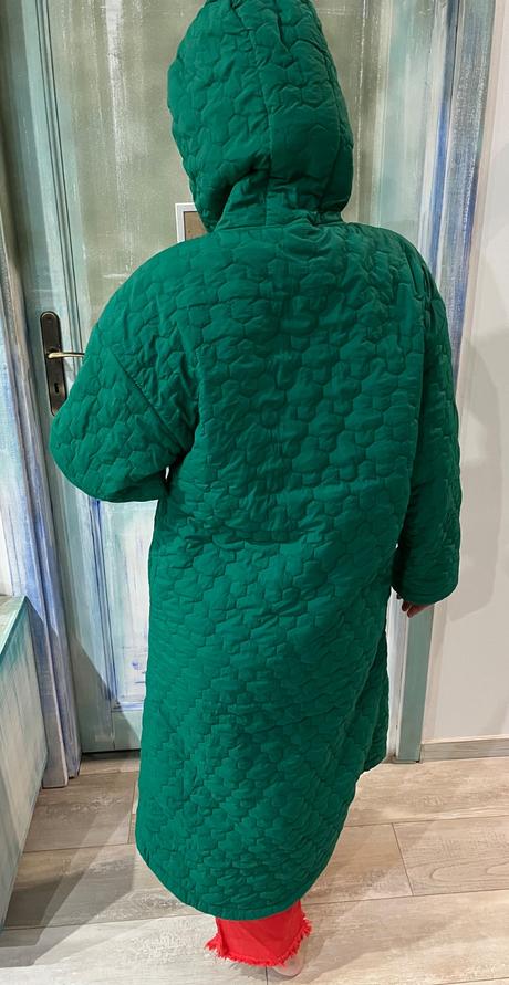 Zelená nepremokavá dlhá bunda next, next,s