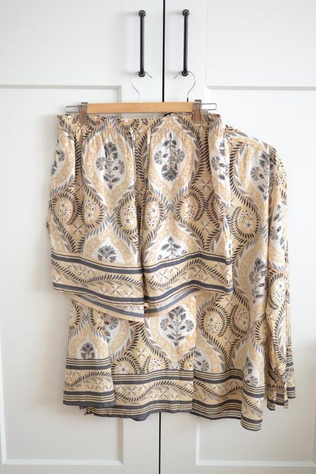 Béžový komplet 38, h&m,38