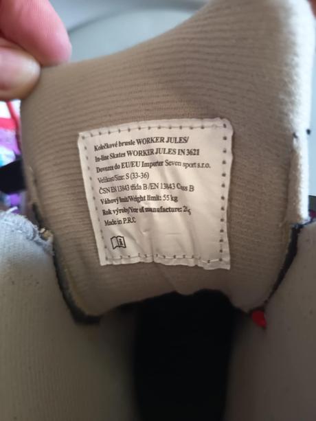 Kolieskové korčule, 36