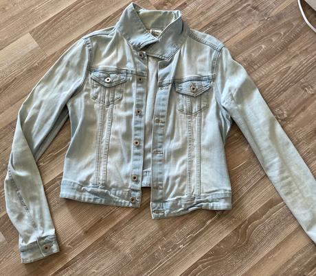 Dámska bledá riflovka, h&m,38