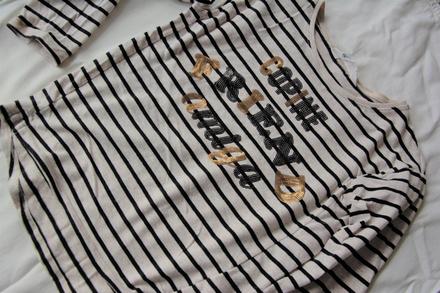 Tričko s flitrami, h&m,122