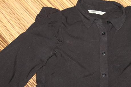 Volánové čierne šaty stradivarius v. s, stradivarius,s