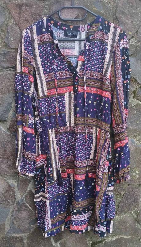 Mohito ľahké letné etno šaty s kvetmi, mohito,38