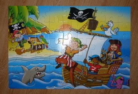 Velke puzzle pirati, 