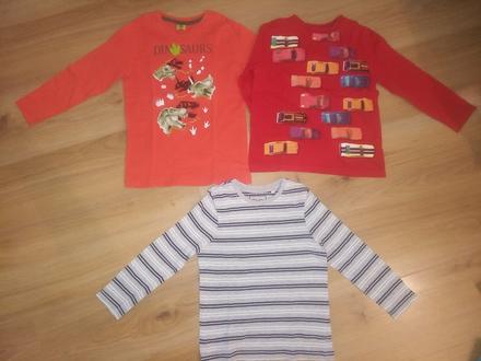 Tričká s dlhým rukávom ( 4 eur/kus), 122