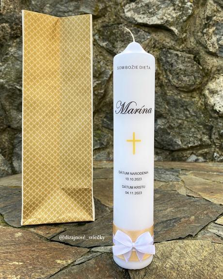 Personalizované krstné sviečky, 