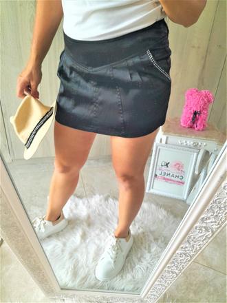 Saténová sukňa-m, m