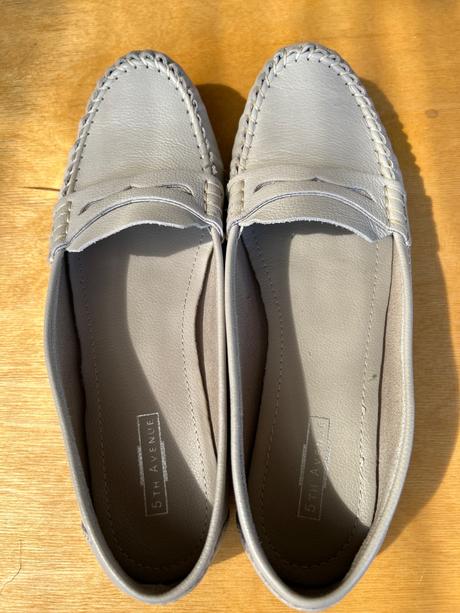 Béžové mäkké mokasíny z pravej kože, deichmann,38