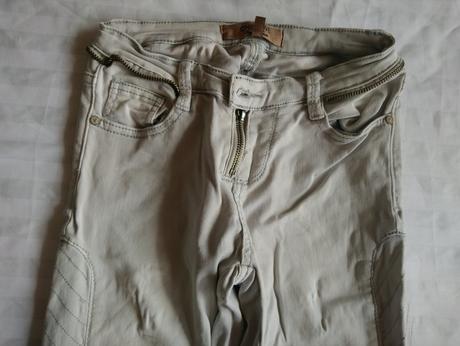 Elastické svetlo sivé rifle, one love denim, xxs, denim,xs