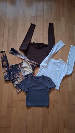 Damske crop tricka, xs