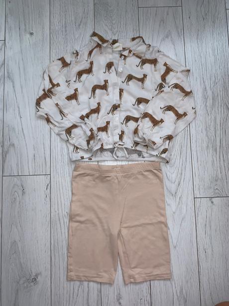 Košeľa & legíny nové, h&m,140