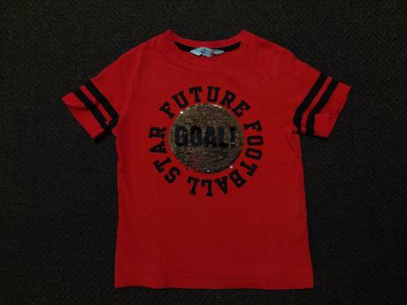 Tričko s flitrovým obrázkom, h&m,110