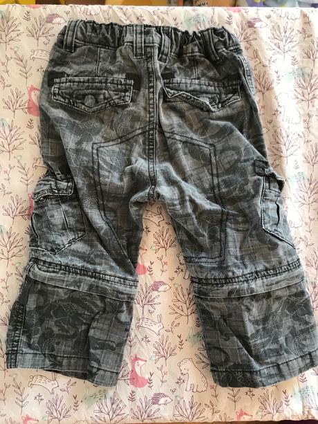 Nohavice s krokodílmi, h&m,86