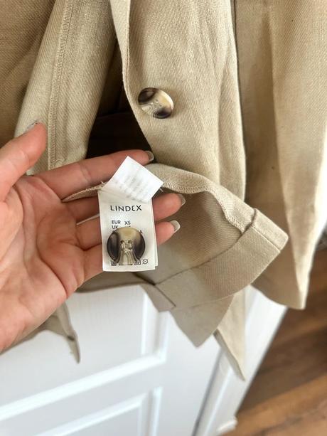 Lindex premium kvalita  béžové ľanové sako, lindex,m