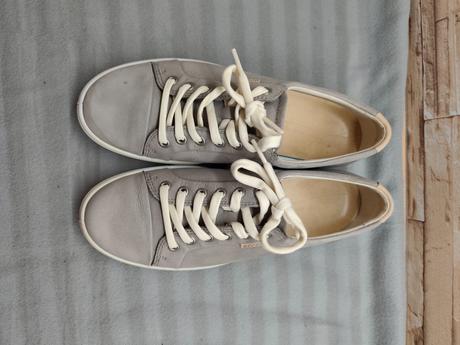 Ecco 41 - dámske kožené sivé topánky, ecco,41