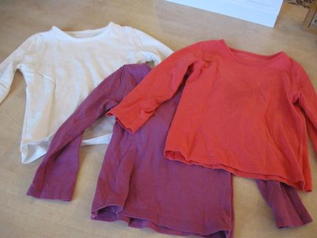 3x tričká s dlhým rukávom, 92, 92