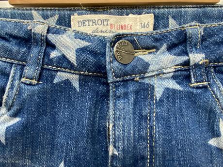 Elastické rifľové kraťasy lindex star 146 cm, lindex,146