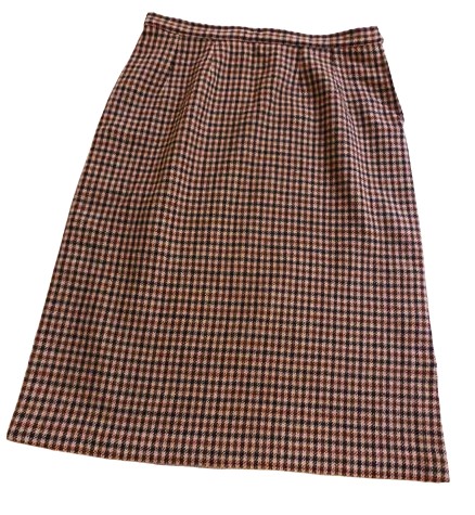 Hrubá teplá kabátová rovná sukňa, xl