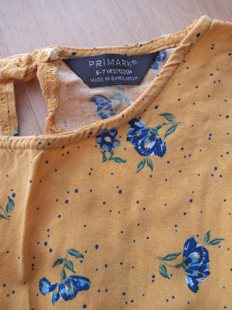 Letný overal s kvietkami, primark,122