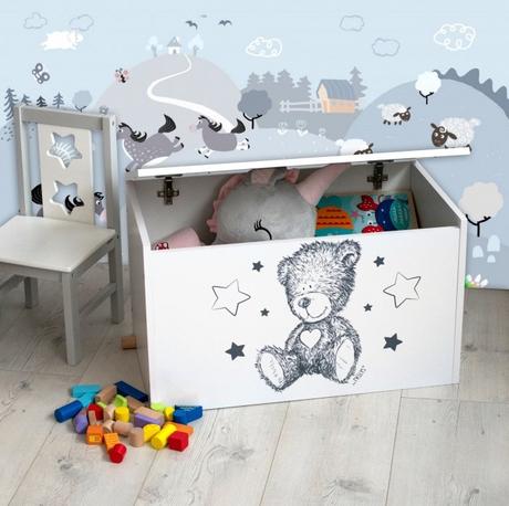 Box na hračky - teddy,