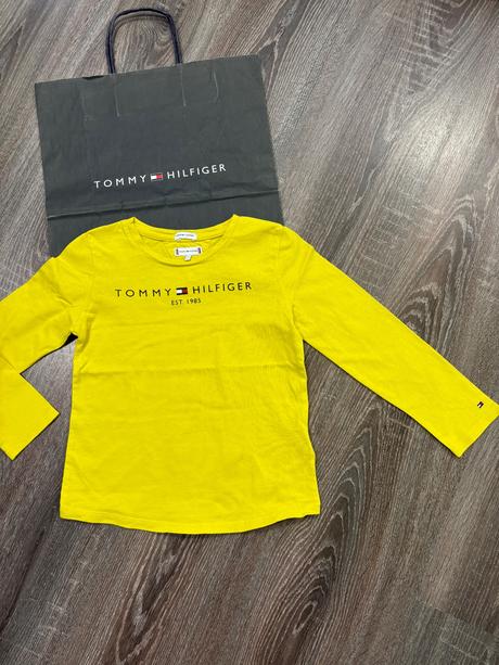 Tommy hilfiger tričko s dlhym rukávom č.116, tommy hilfiger,116