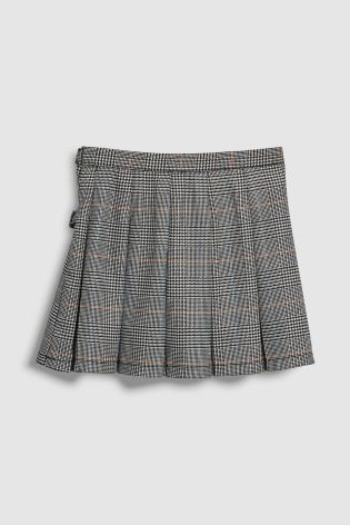 Bielo-čierna karovaná suknička nova, next,164