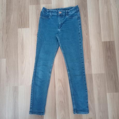 Dievčenské skinny džínsy, denim,152
